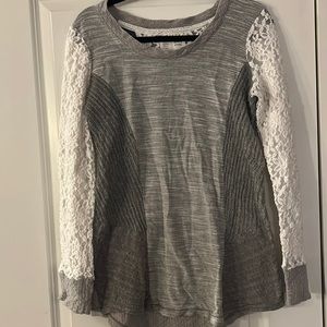 ANTHROPOLOGIE TOP WITH SO MANY DETAILS!